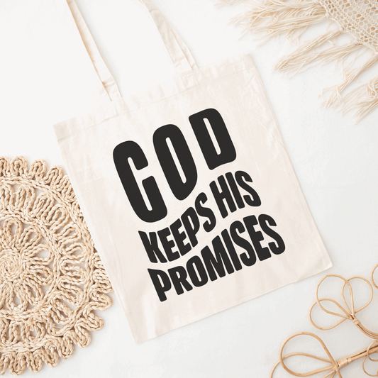God Keeps His Promises Tote Bag