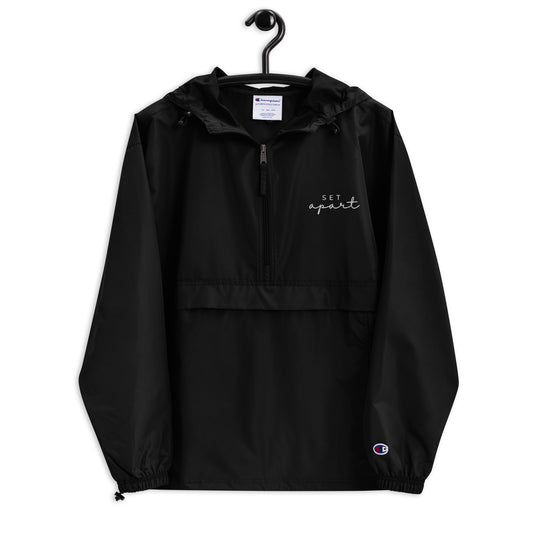 Black Set Apart Embroidered Jacket