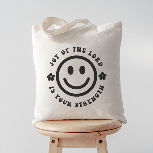 Joy of the Lord Smiley Tote